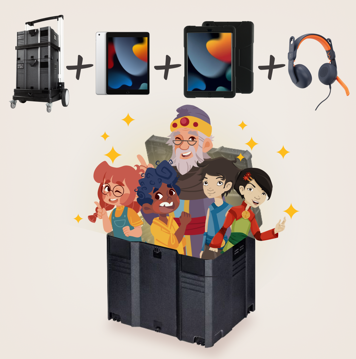 Förderkoffer Meister Cody & EduXpert