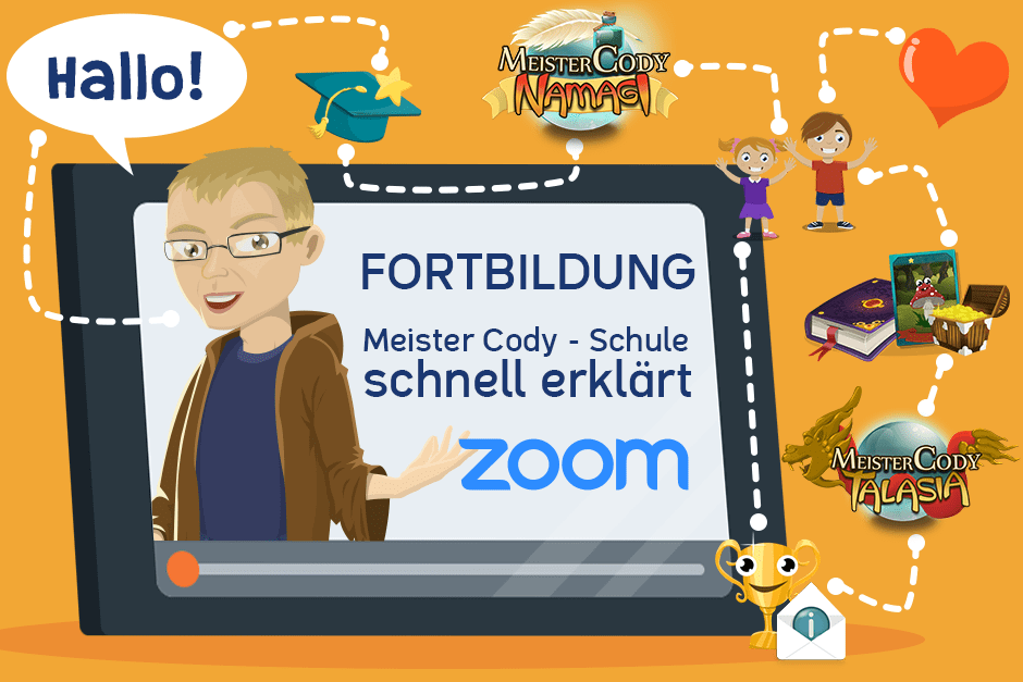 Ab 27. Januar jeden Mittwoch: Zoom-Fortbildung zu Meister Cody – Schule