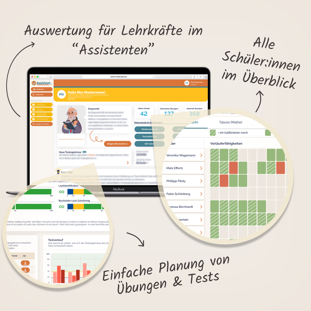 CODY-D 1-4 Lese-Rechtschreibtest